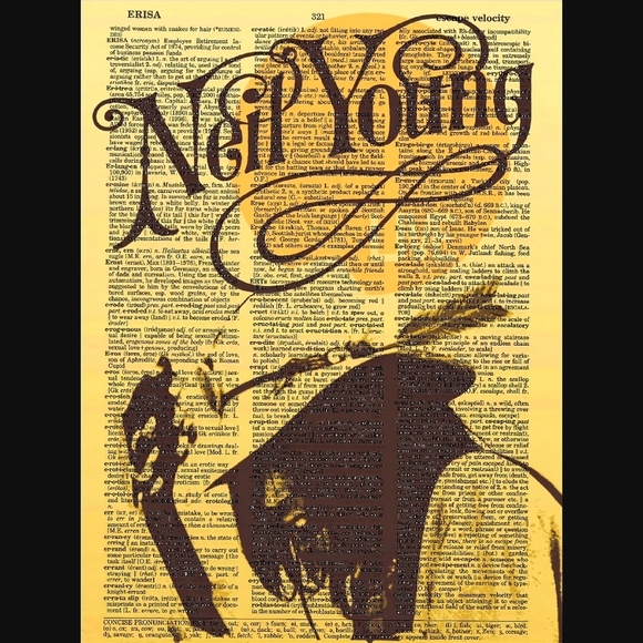 Neil Young Rock Blues Folk Music Art Print Concert - Picture 4 of 4